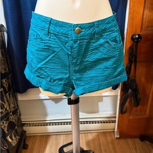 H&M Teal Jean Shorts